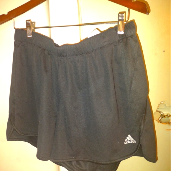adidas Pants - Woman's athletic black Adidas running shorts size Large